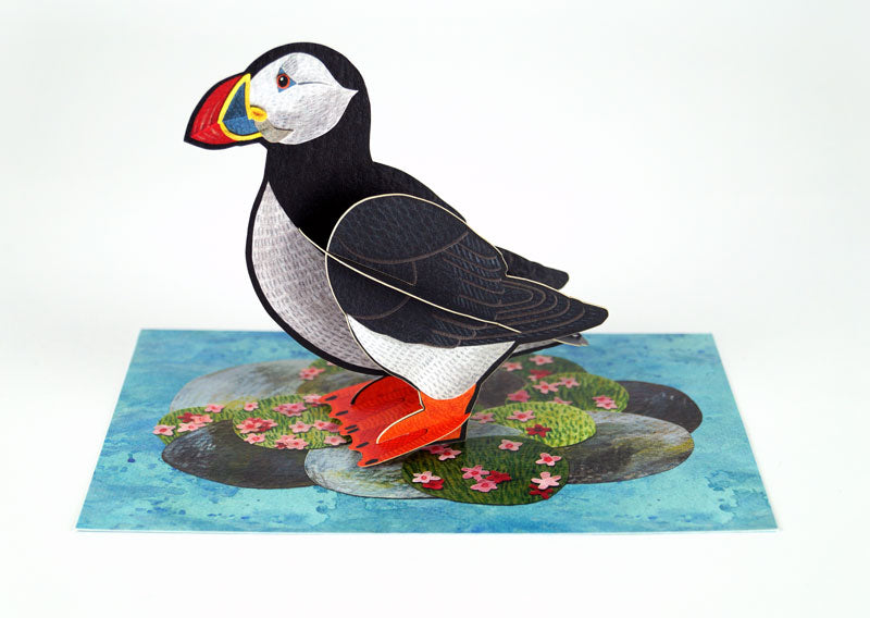 Pop-Out Puffin Card