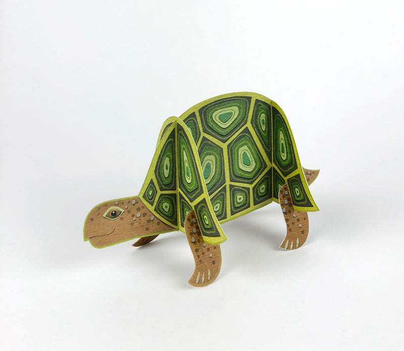 Pop -Out Tortoise Card